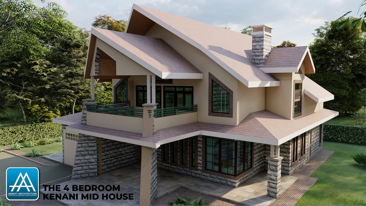 The Kenani Mid 4 Bedroom House Plan