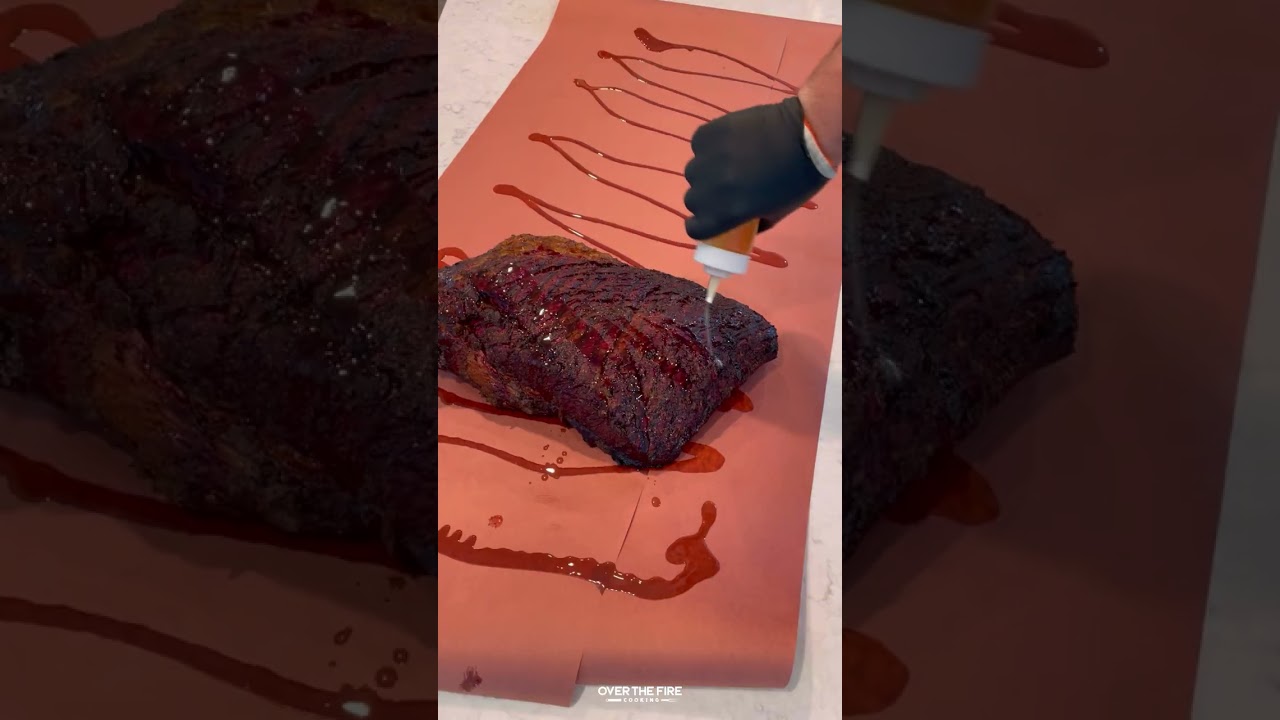 Texas Smoked Brisket Recipe | Over The Fire Cooking by Derek Wolf