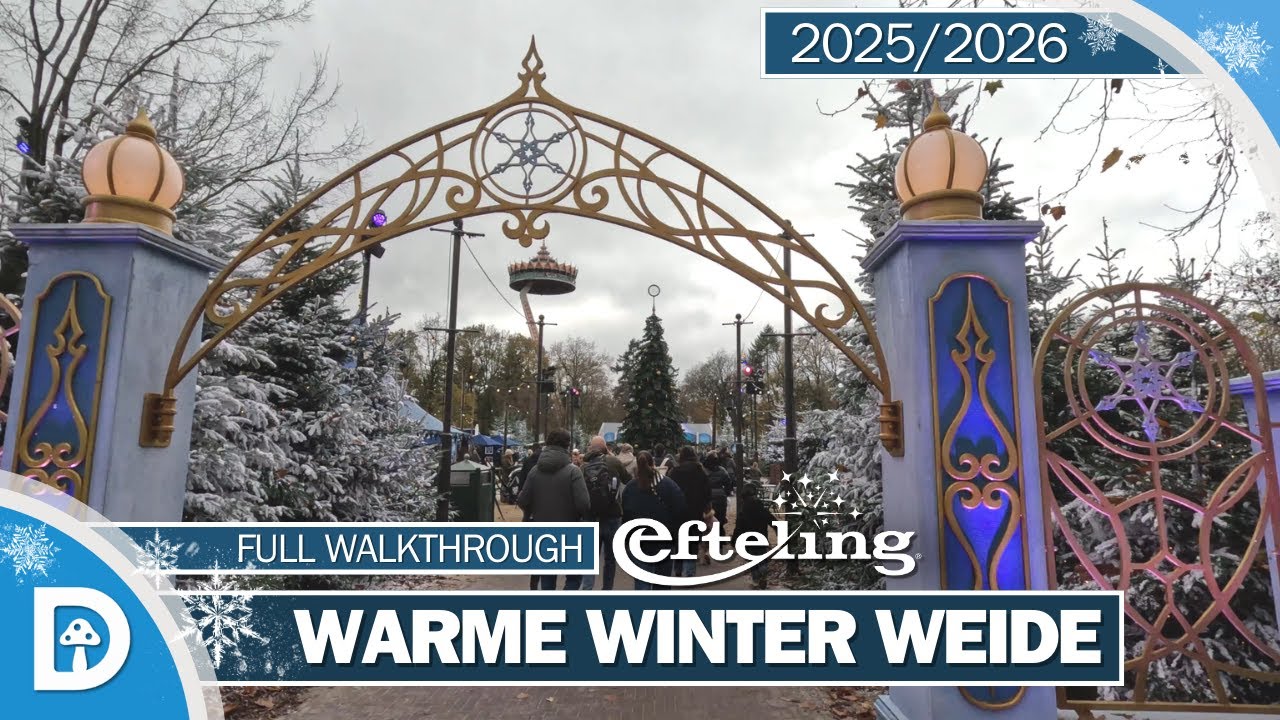 ❄ Full WALKTHROUGH: Warme Winter Weide | Winter Efteling 2025-2026