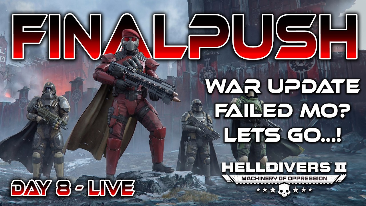 FAILED MO – Day 8 LIVE | 4 Days to Take Transcendence? | Helldivers 2