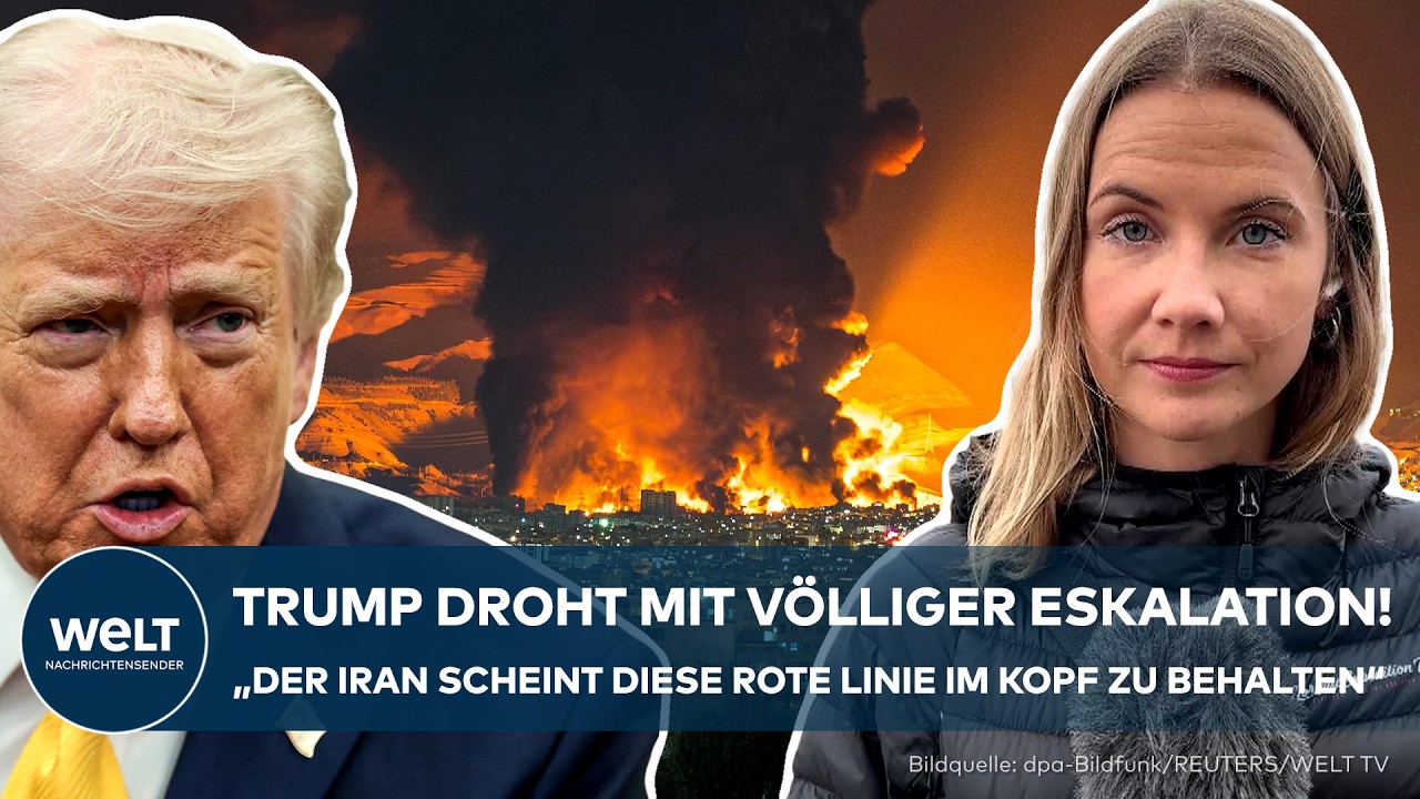 IRAN-KRIEG: Trump droht mit völliger Eskalation! Teheran unter massivem israelischen Beschuss