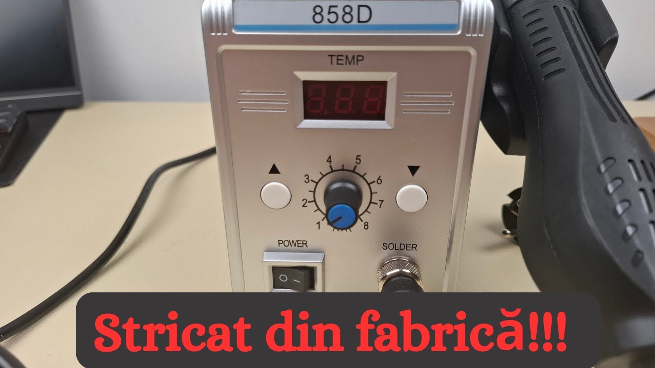 Statie 858D nouă cu Pistol cu Aer Cald Defectă de la Aliexpress