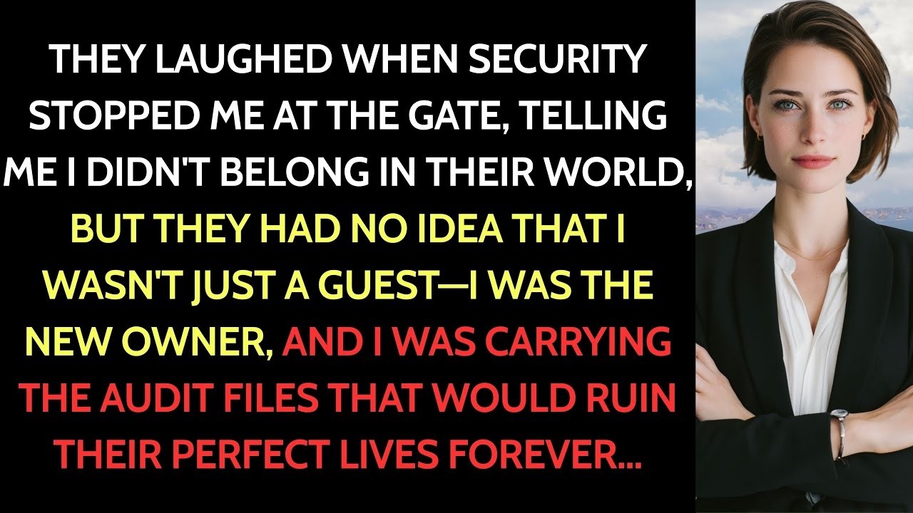 At The Country Club Meeting, Security Blocked Me—Until My Company Logo Appeared