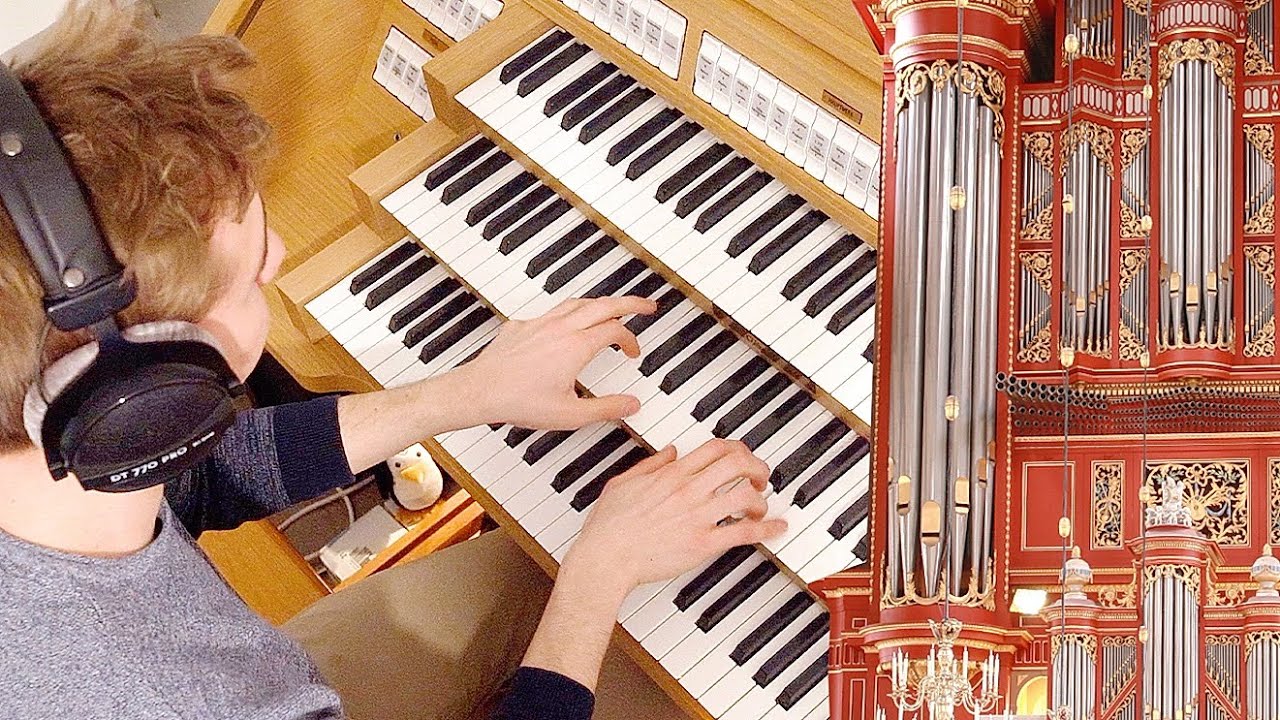 BACH - Prelude and Fuge in C Major (BWV 553) on the Marcussen-Organ Rotterdam (Hauptwerk) - Paul Fey