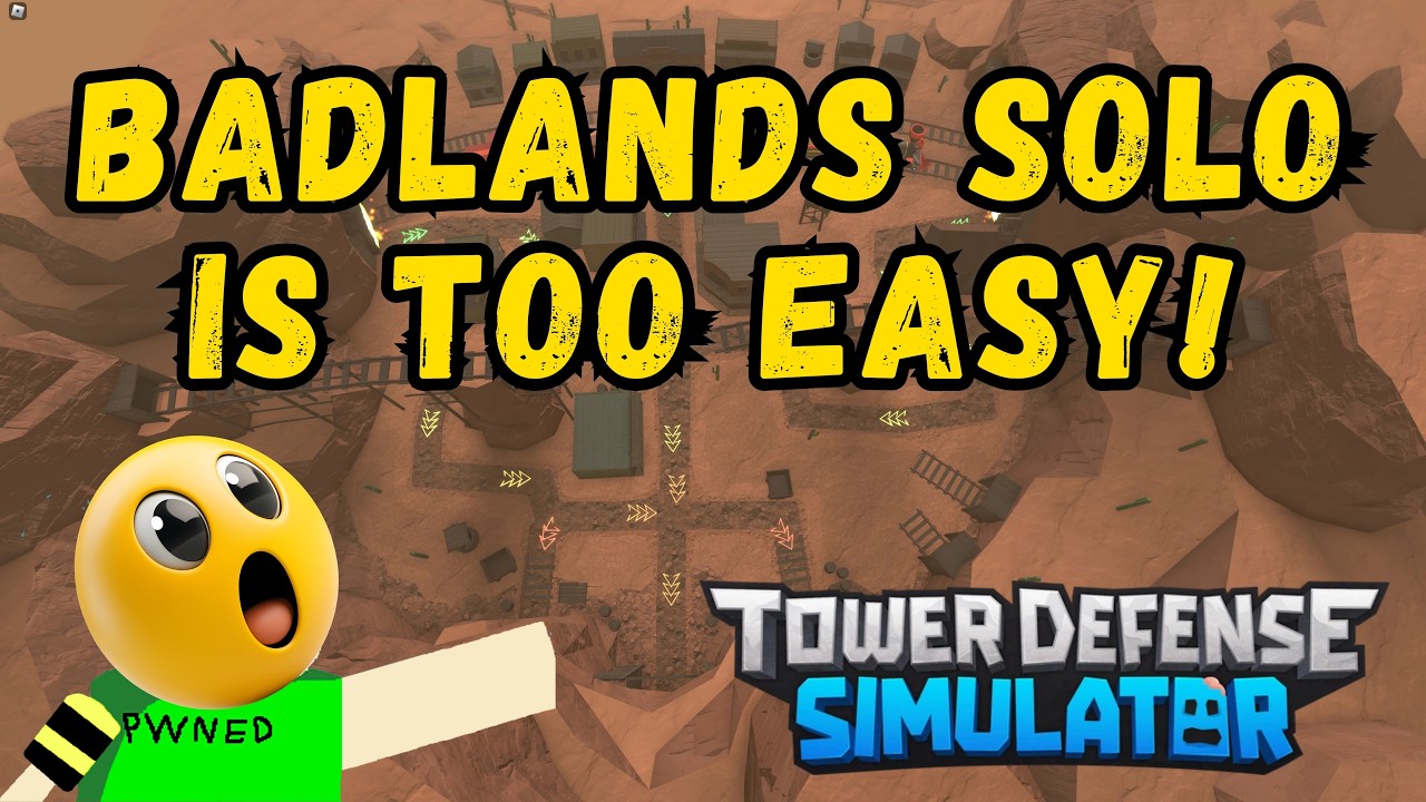 How to win SOLO Badlands in TDS. Basic Guide Included!