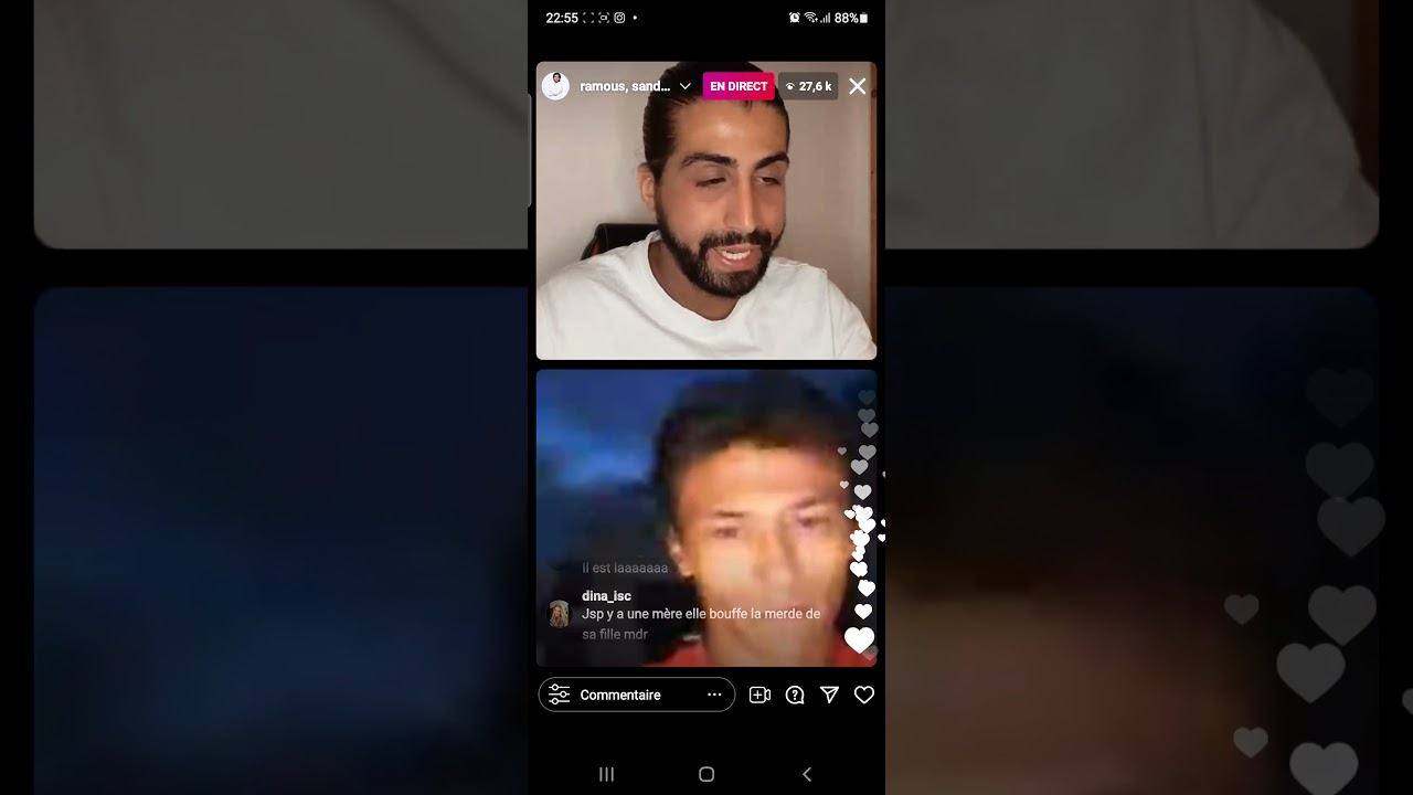 intégral du LIVE de Sandy Falk et Ramous ( hérisson hérisson tik tok )