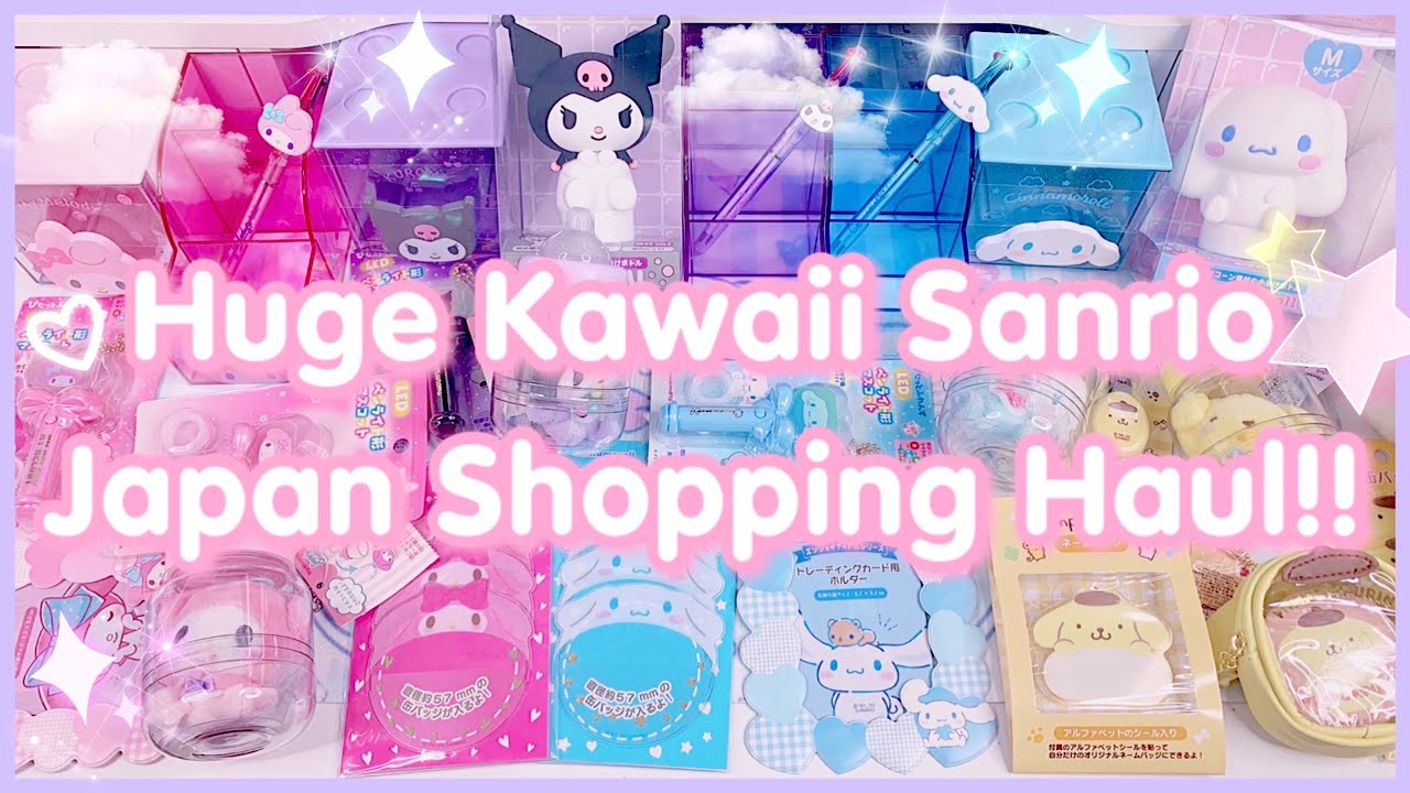 Huge Kawaii Sanrio Japan Shopping Haul!!!