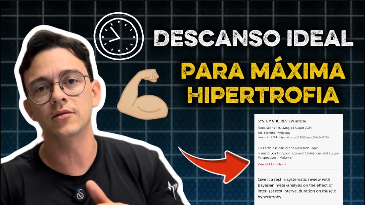 Qual o DESCANSO ideal entre as séries para ter o MÁXIMO de HIPERTROFIA? Esse estudo revelou isso! 