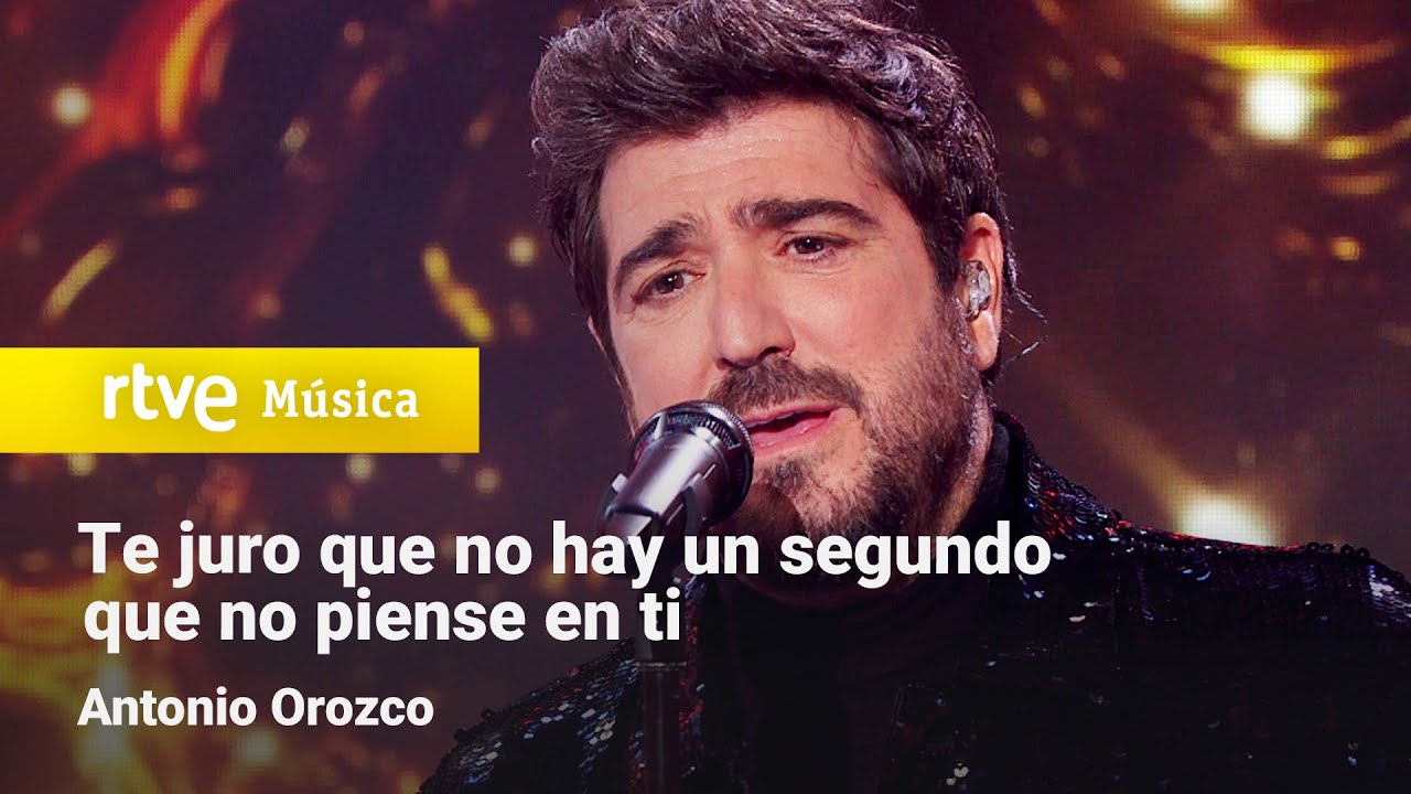 Antonio Orozco – “Te juro que no hay un segundo que no piense en ti” (¡Feliz 2025!)