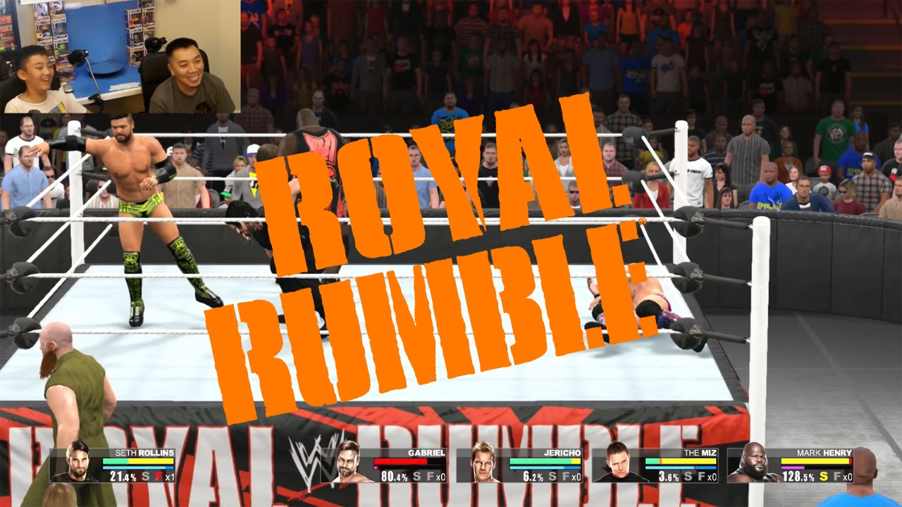 Face Meet Boot [Royal Rumble] - WWE 2K15 Gameplay, Commentary