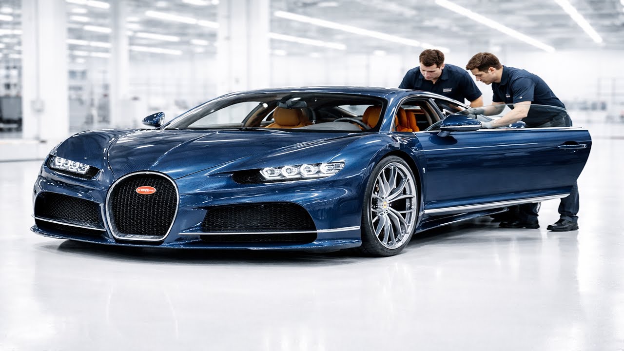 Fitting Steering & Pedal Box: Bugatti Chiron Super Sport Driver Controls Installation