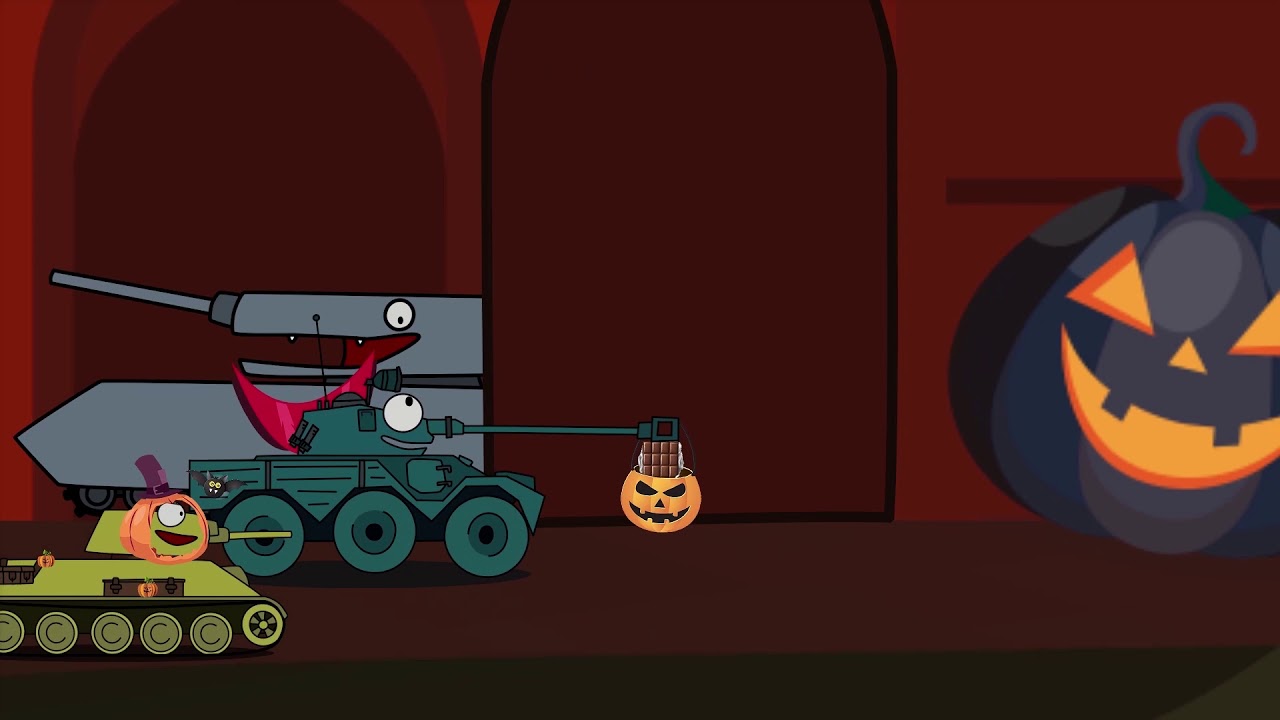Halloween - Cartoon tank | Mультики про танки