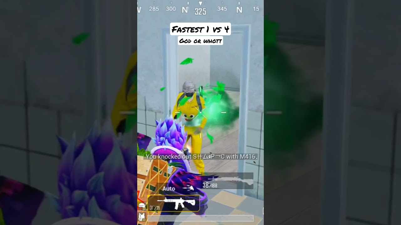 FASTEST 1V4 #short #shorts #ak56gaming