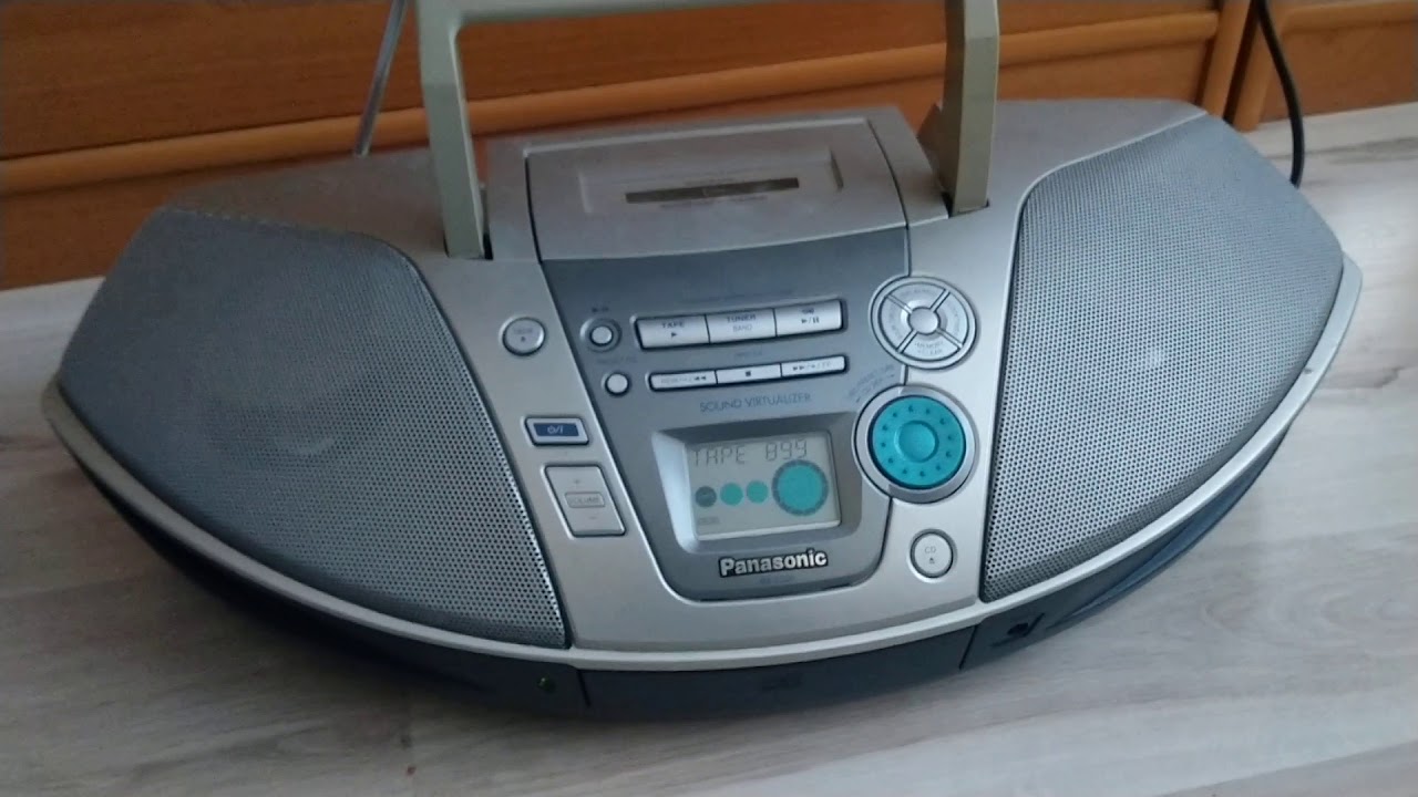 Panasonic RX-ES20 2003 Boombox Tape Play