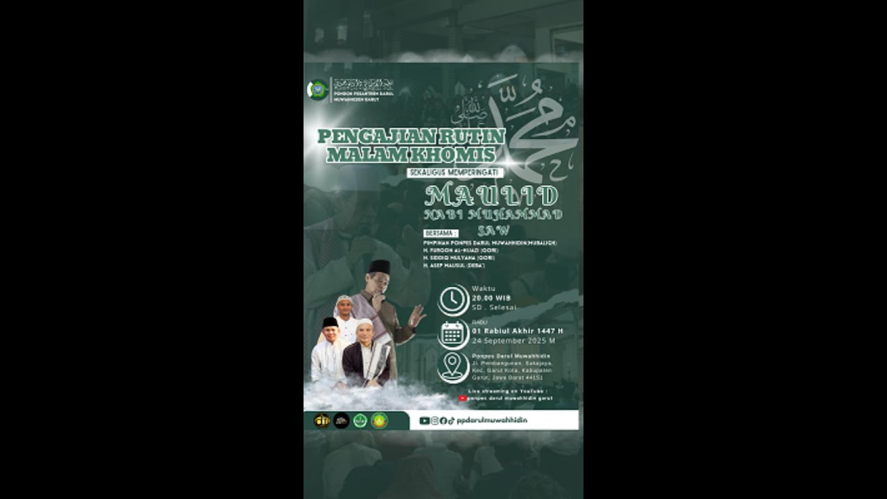 MAULIDUROSUL PENGAJIAN RUTIN MALAM KAMIS