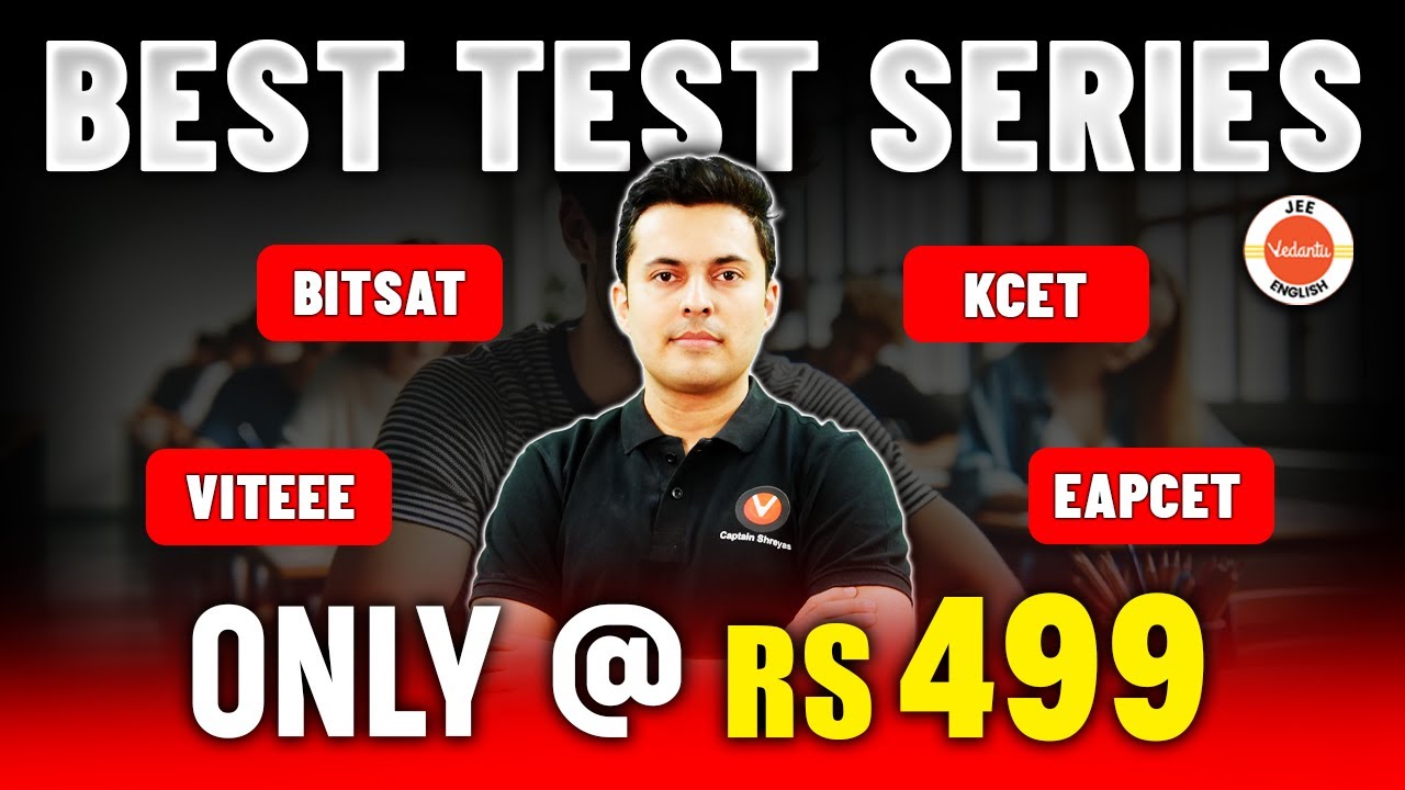 Best Test Series For EAPCET, VITEEE, BITSAT,  KCET | Only For Rs.499 | Shreyas Sir