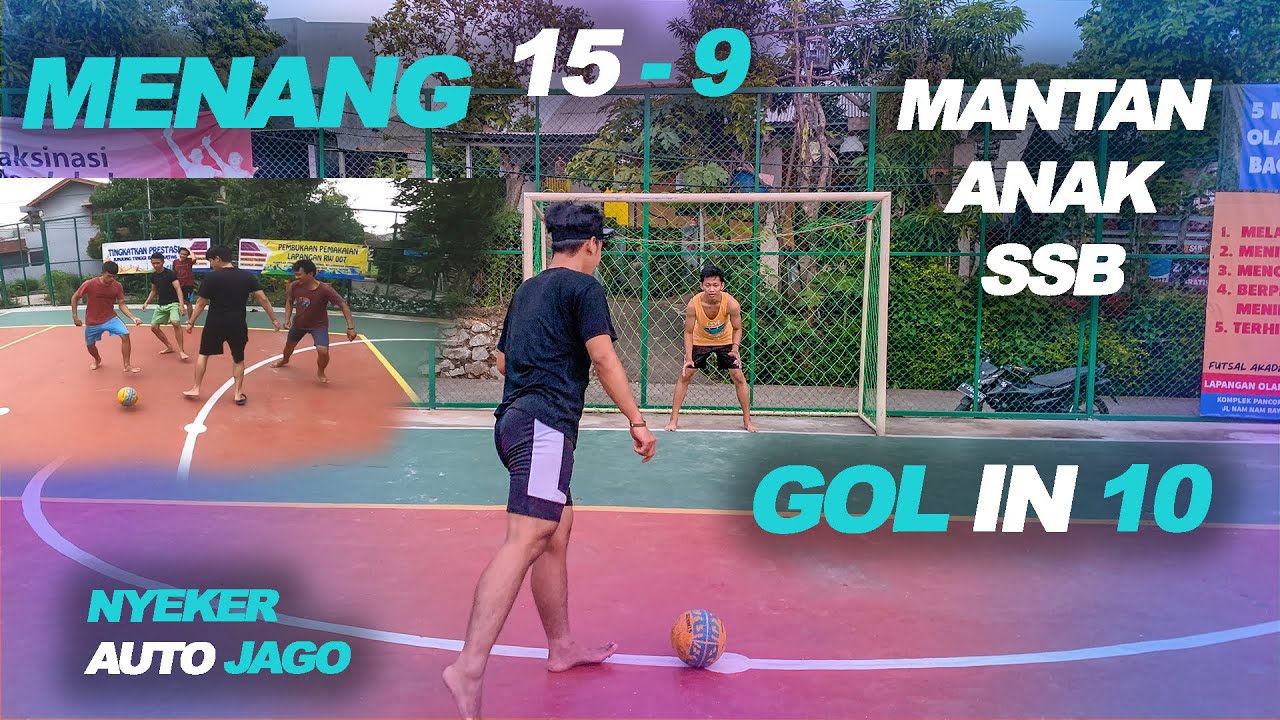 MAIN BOLA DIKOMPLEK LAPANGAN FUTSAL BARU NYEKER KEMBALI MASA BOCIL - KAMERA Pemain FULL TIME 90mnt