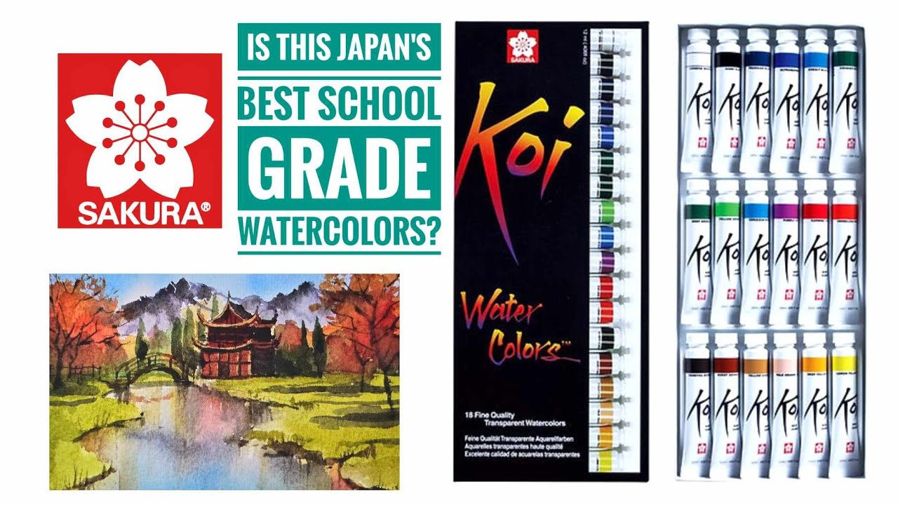 Sakura Koi Watercolors Review : Better than the Koi Pocket Field Sketch Box