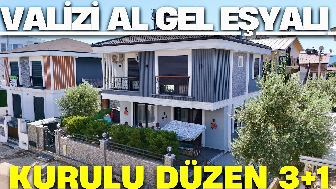 Denize Komşu Full Eşyalı Kurulu Düzen Valizini Al Gel Sahtecennet’te Masrafsız Yazlık Keyfi #satılık