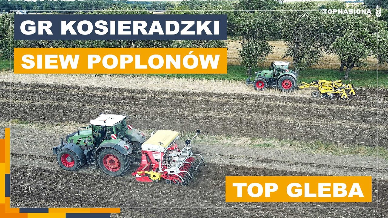 🌿 Siew poplonów w GR Kosieradzki cz.1 | Mieszanka Top Gleba | Fendt 930 + PÖTTINGER Aerosem 3002 ADD