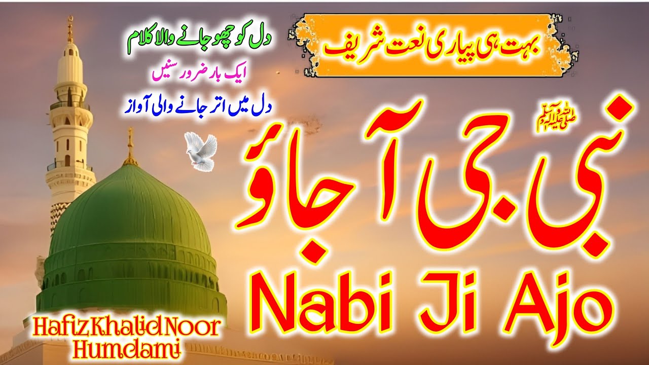 Nabi Ji Aa Jao | Hafiz Khalid Noor Hamdmi | New Heart Touching Naat 2025
