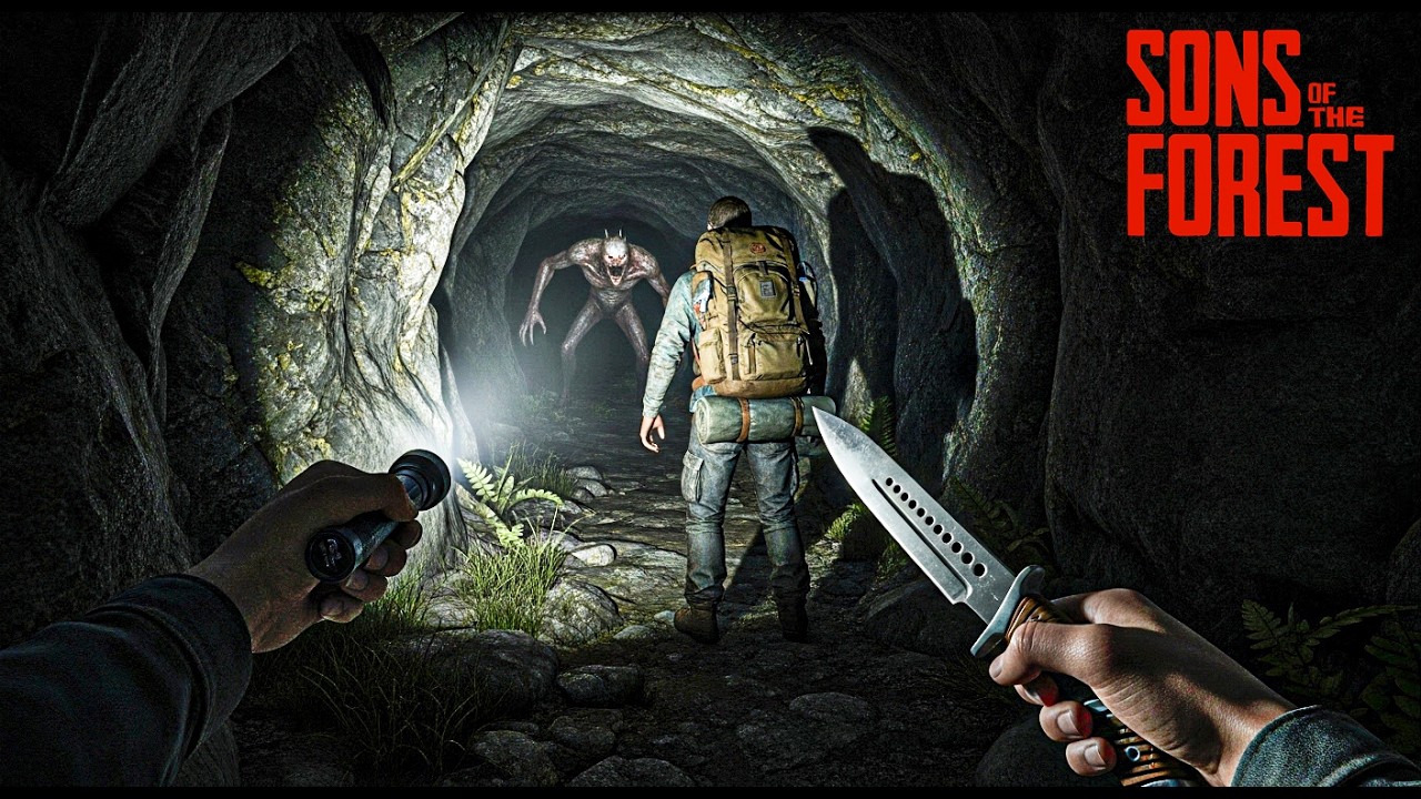 Entramos Em Uma Caverna e Nos Arrependemos Muito - Sons of the Forest