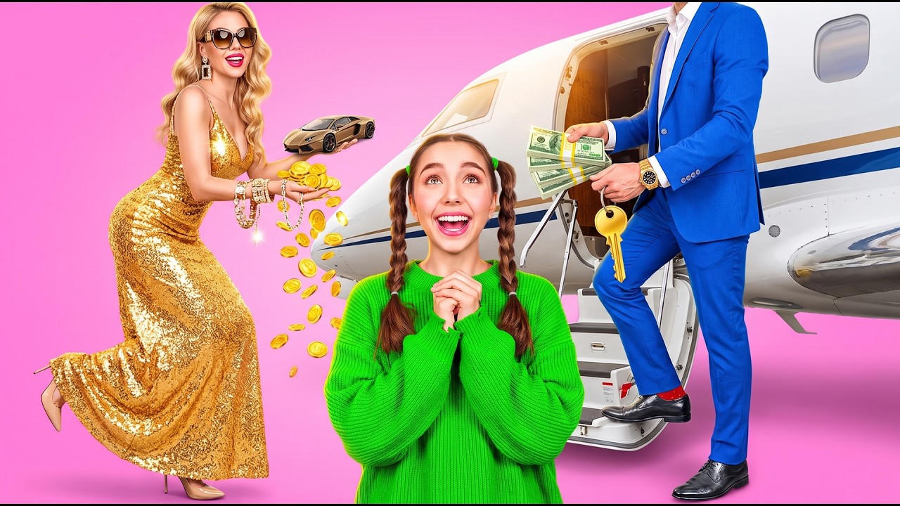 J’AI ÉTÉ ADOPTÉE PAR DES MILLIARDAIRES || Riches VS Pauvres ! Situations Drôles par 123 GO!