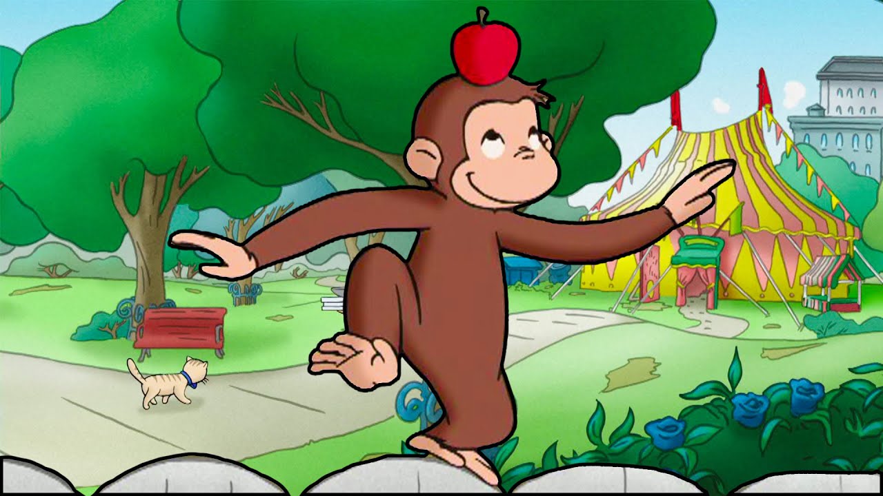 George's Balancing Act! 🐵 Curious George | Animal Friends