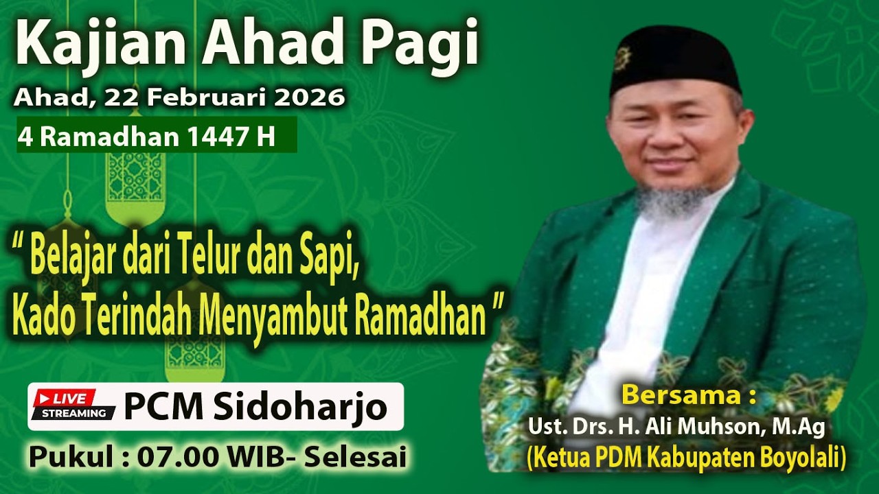 Belajar dari Telur dan Sap, kado terindah Menyambut Ramadhan