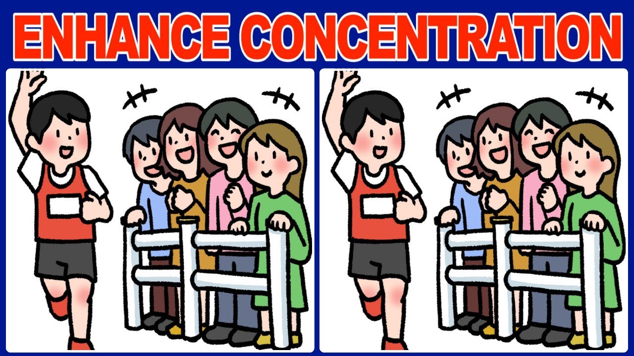 【Spot the difference】Hard level Brain Quiz🌈 Fun and Fast 10minutes Brain Workout!!