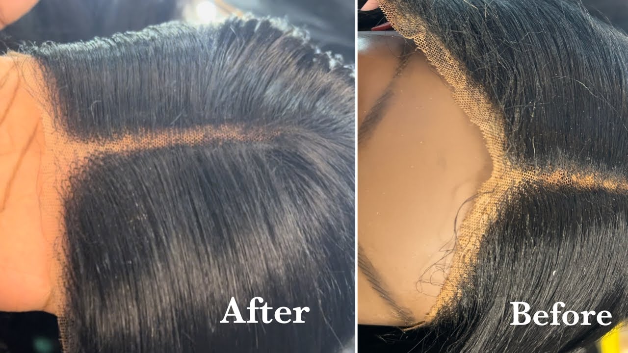 How to clean your lace front ( SUPER EASY)