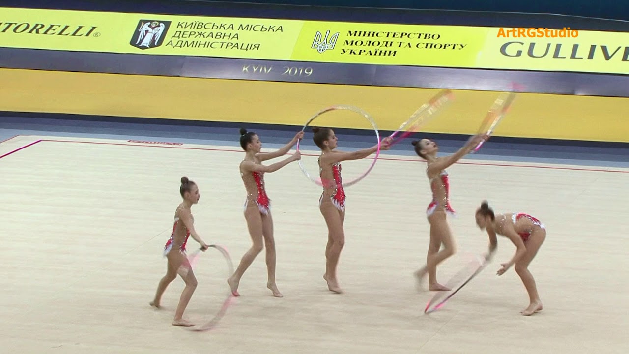 Team MOLDOVA (MDA) 5 Hoops - Junior - 2019 DERIUGINA CUP Grand Prix