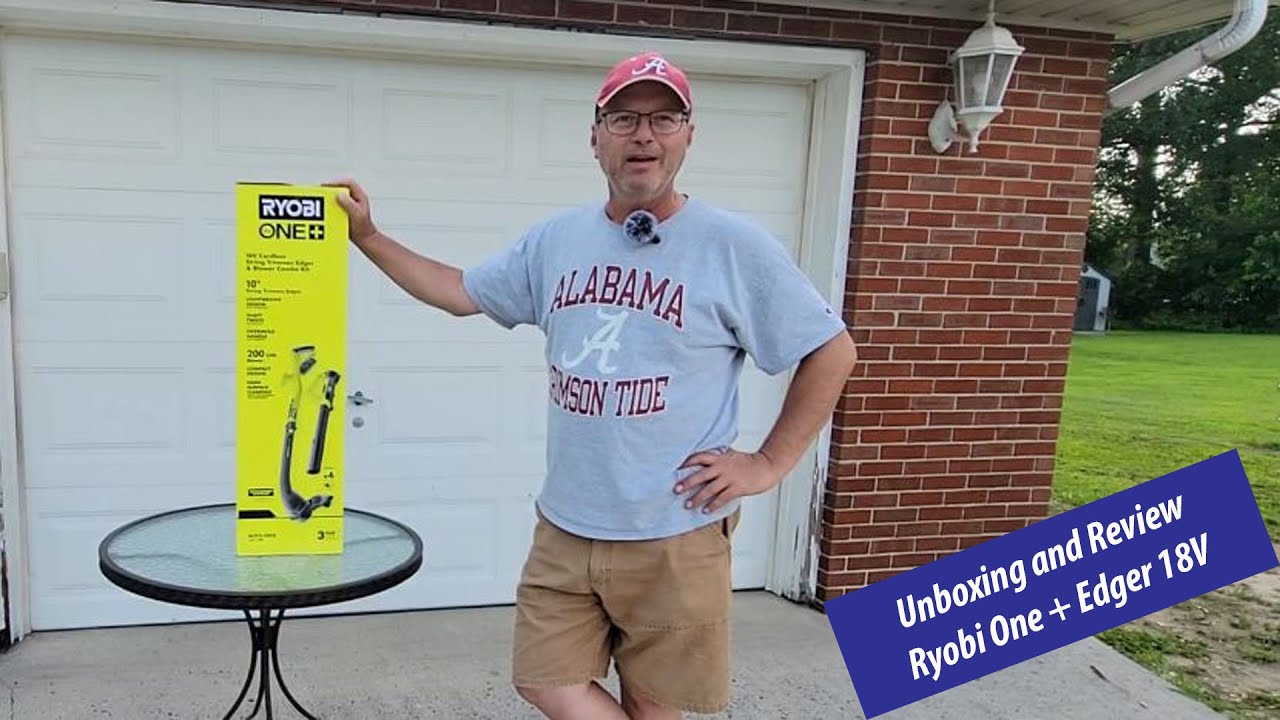 Распаковка комплекта Ryobi 18V: кромкорез/триммер и воздуходувка