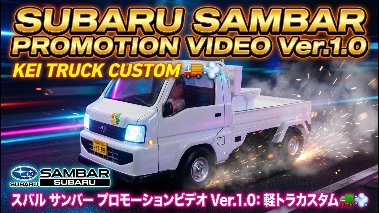 RC DRIFT: Промо-видео SUBARU SAMBAR, версия 1.0