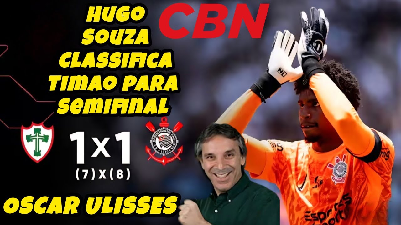 PORTUGUESA 1X1 CORINTHIANS Narração Oscar ulisses Rádio Globo/CBN Quartas Paulistão 2026