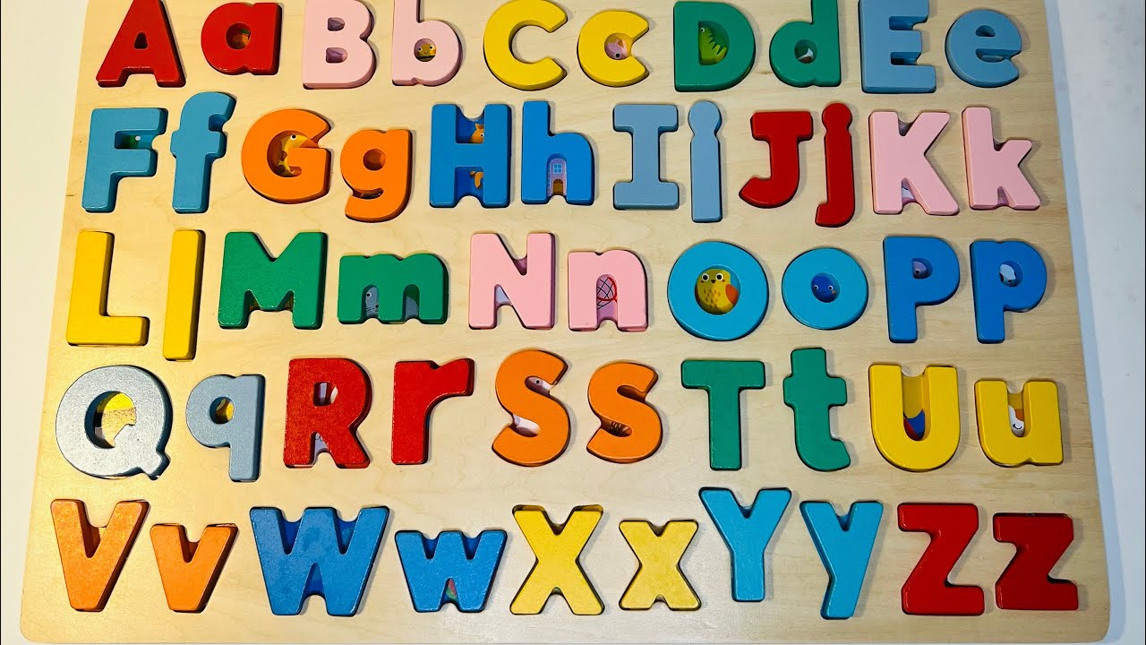 Best ABC Uppercase and Lowercase Alphabet Letters | Learning Activity Puzzle for Toddlers