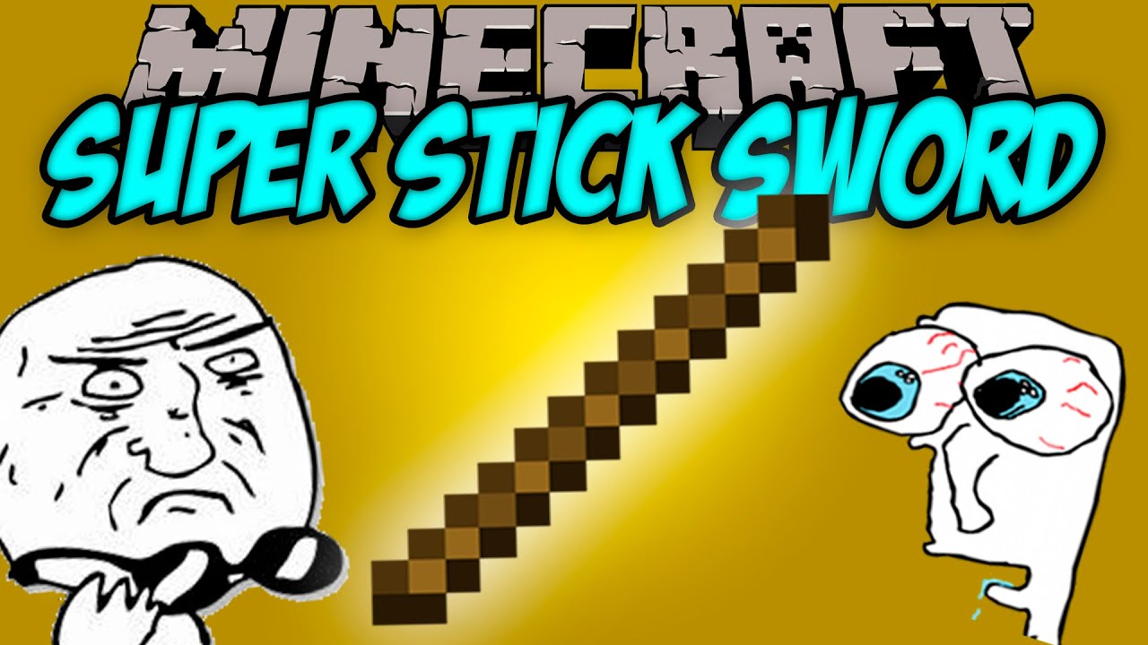 SUPER STICK SWORD MOD - El palo mas poderoso!! - Minecraft mod 1.10.2 Review ESPAÑOL