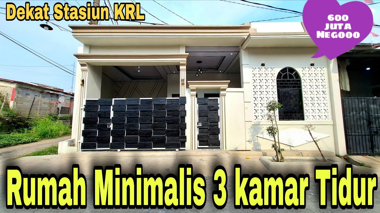 OBRAL !! Rumah Dijual Posisi Hook Design Minimalis