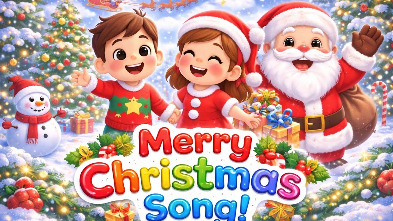🎁 Christmas Time Is Here! | Cute Christmas Song for Kids