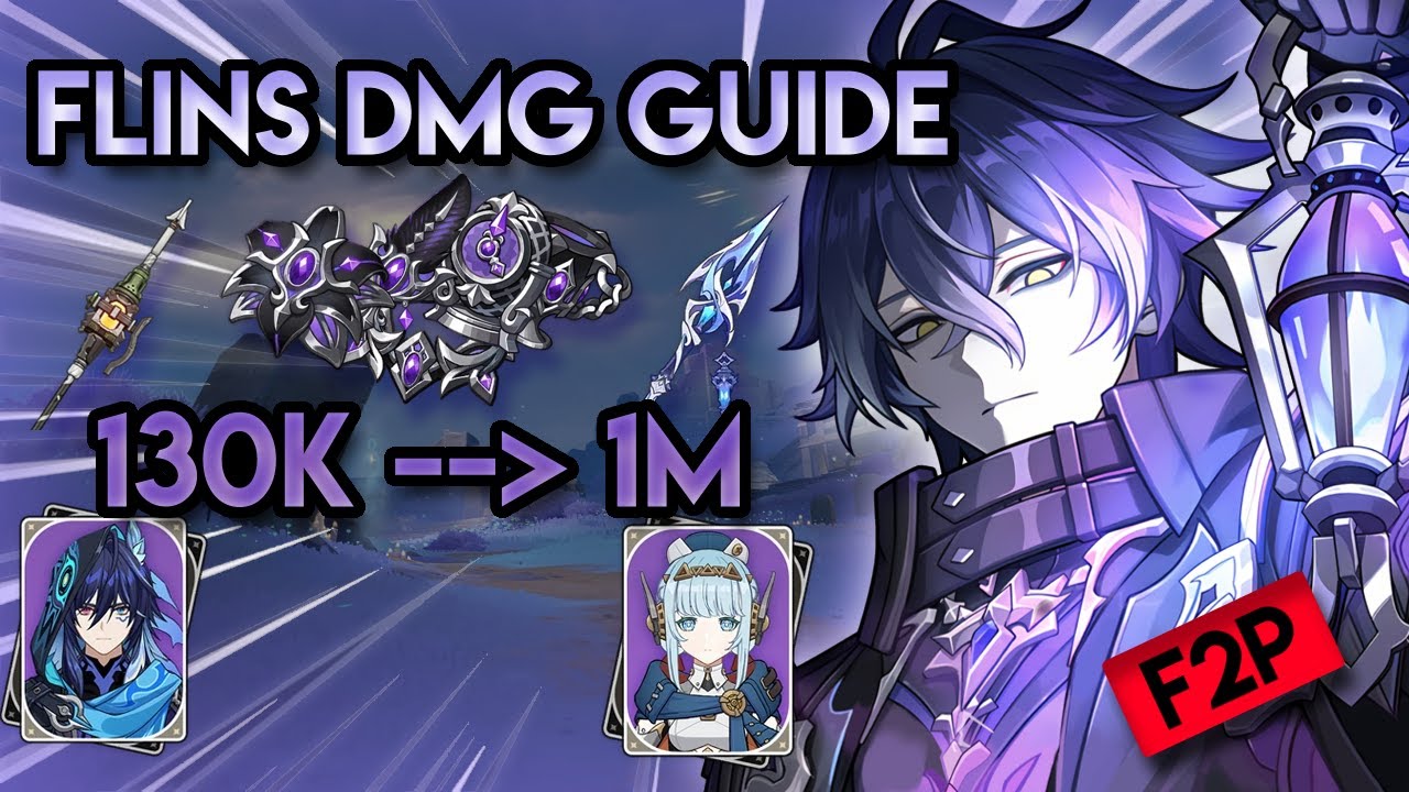 Flins Real Damage Tutorial | Genshin Impact