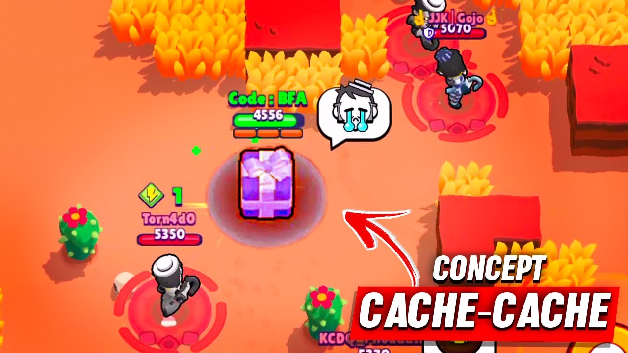 J'étais pourtant bien caché... 😨 (brawl stars cache-cache géant)