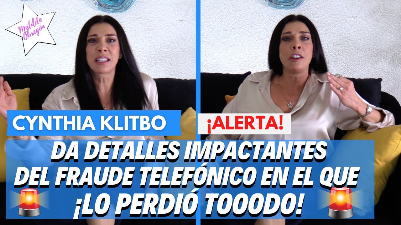 CYNTHIA KLITBO: “Los hombres se quieren APROVECHAR de mi situación económica” / Con Matilde Obregon