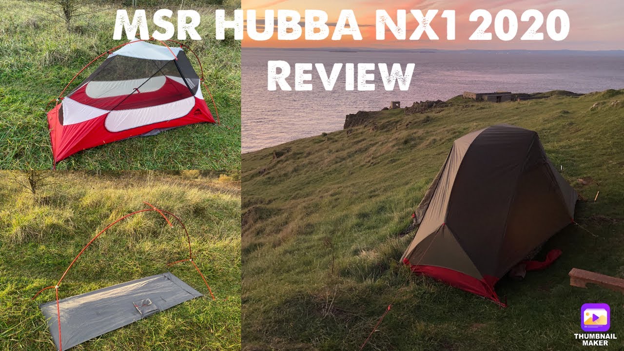 MSR HUBBA NX1 one man tent review and demonstration