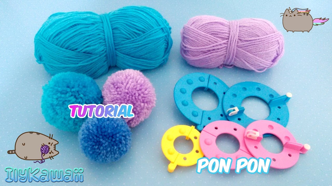Tutorial | Come fare i Pom Pon di Lana [Pon Pon Maker] || IlyKawaii