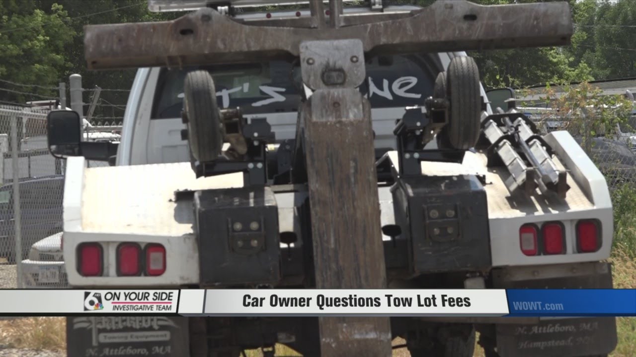 Car Owner Questions Tow Lot Fees