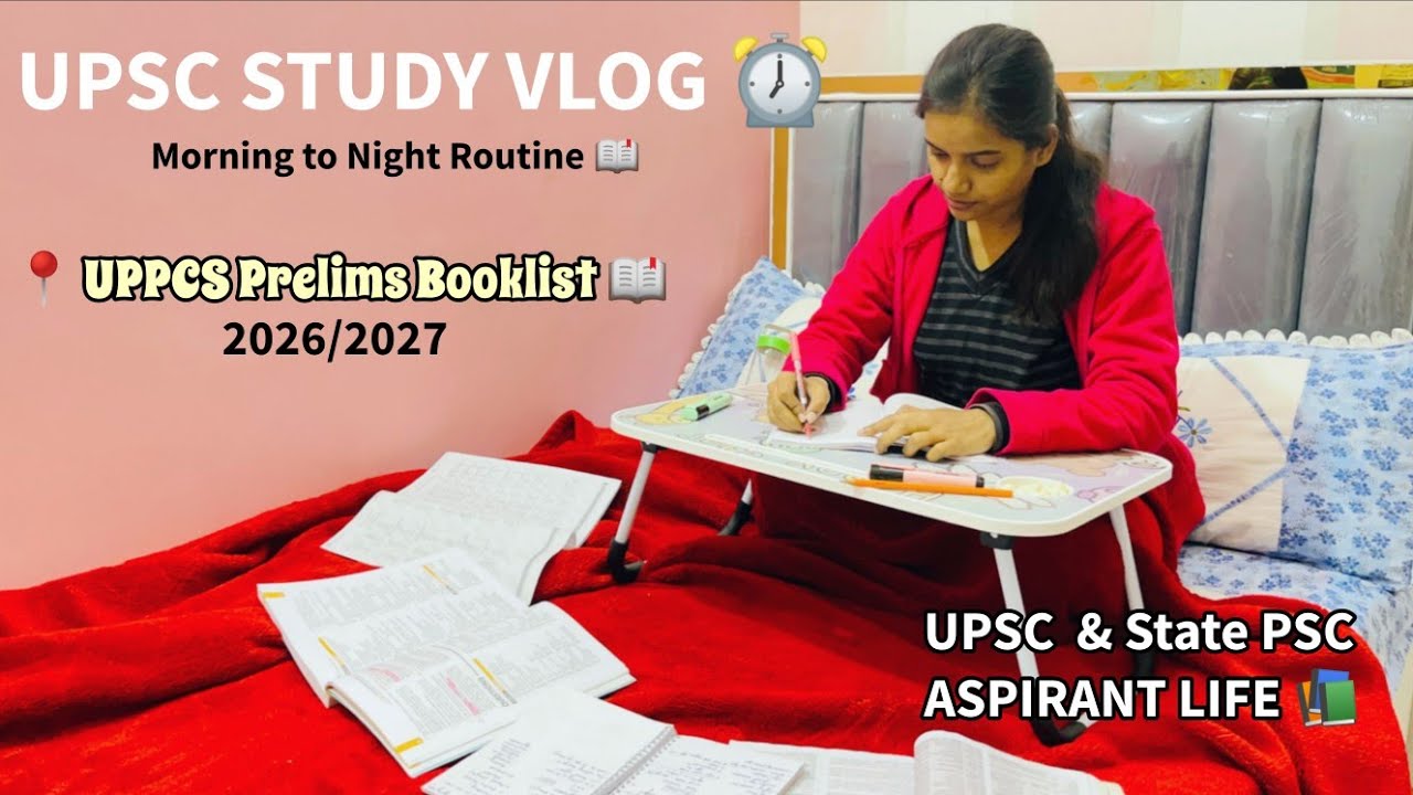 UPPCS prelims Booklist for 2026/2027 Aspirants📖📚✅  #vlog #upsc 
