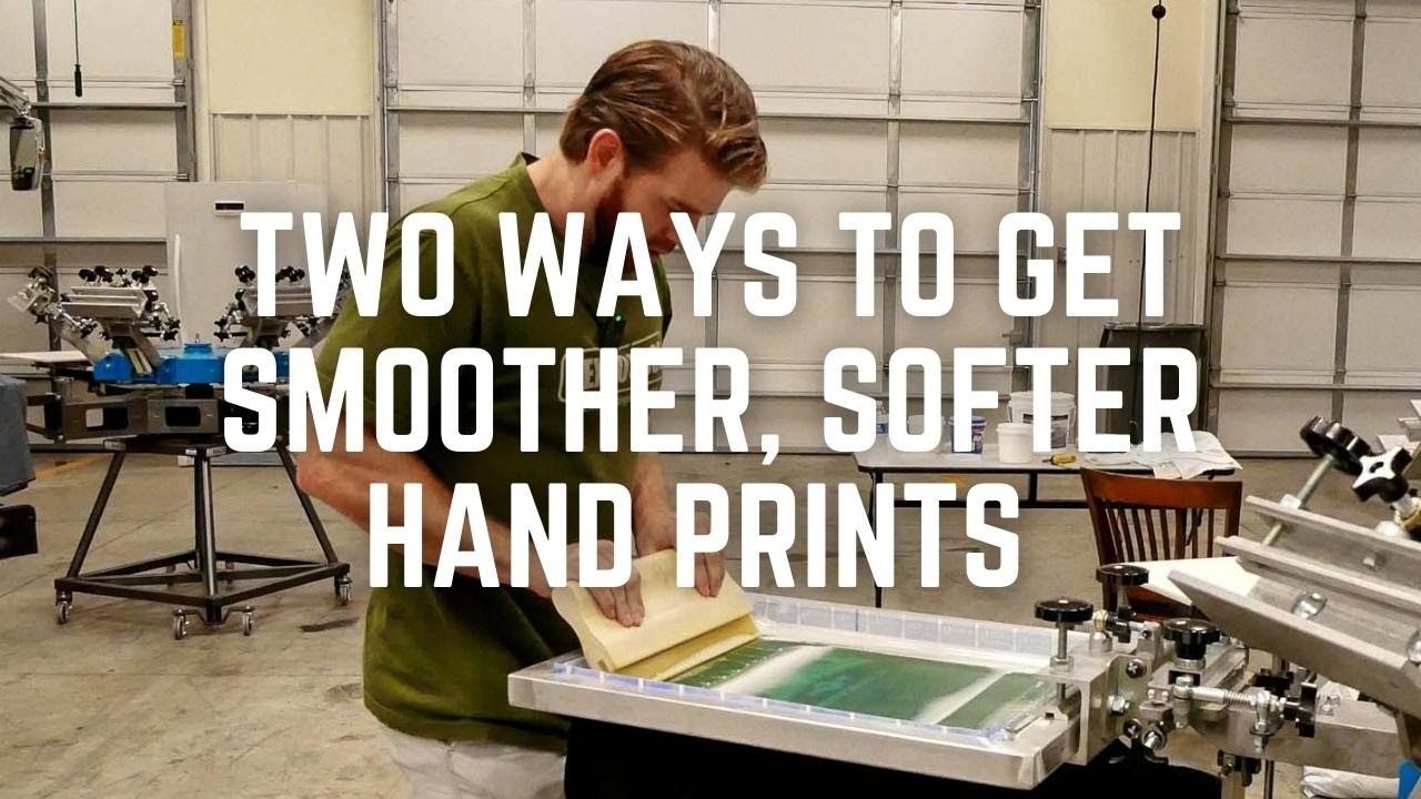 How to Use Smoothing Screens and Heat Presses for Smoother, Softer Prints 