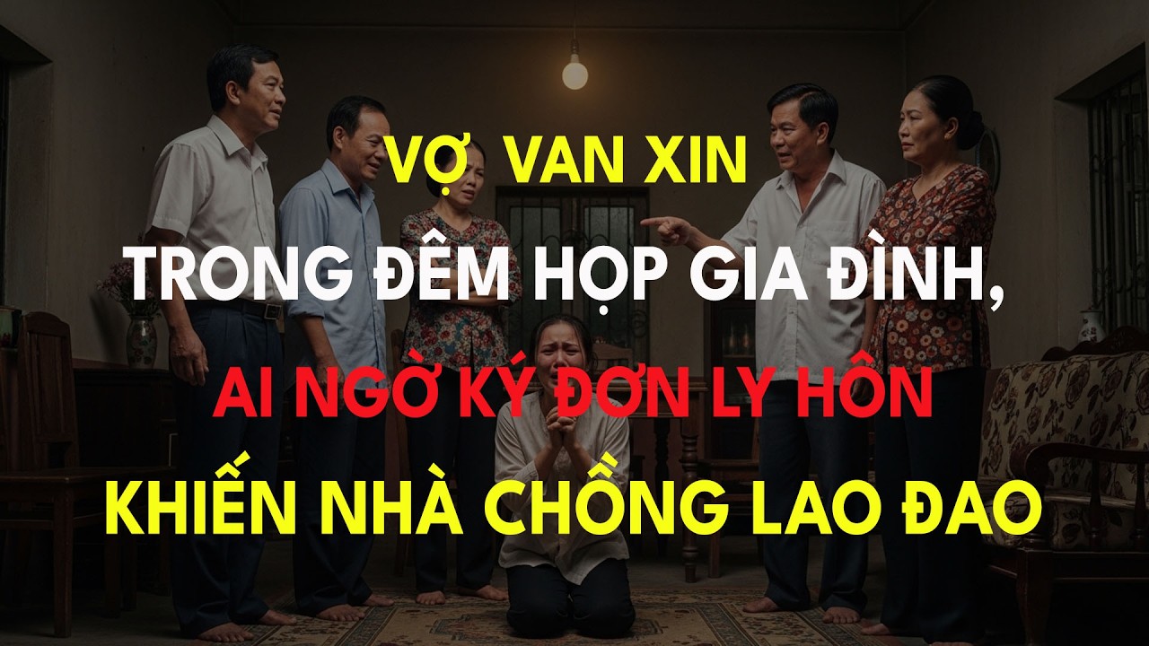 Tưởng Vợ Sẽ Van Xin Trong Đêm Họp Gia Đình, Ai Ngờ Ký Đơn Ly Hôn Khiến Nhà Chồng Lao Đao