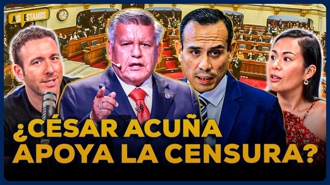 ¿Bancada de César Acuña respalda la censura de José Jerí? | SEGMENTO #AsíEstamos