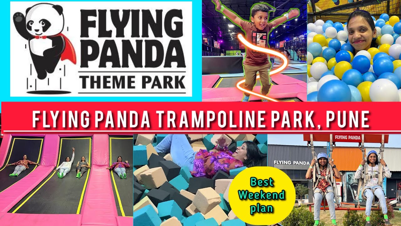 Flying Panda Theme Park Pune|Pune’s Largest Trampoline Park|Katraj Pune|Bowling|Giant Swing| Fun